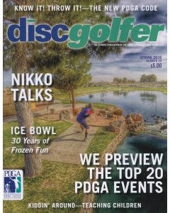 DiscGolfer #29 - Spring 2016 COVER