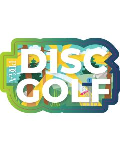 PDGA Disc Golf Nature Sticker